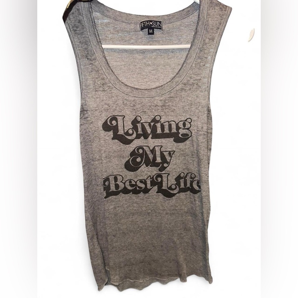 Living my best life Graphic Tank Top